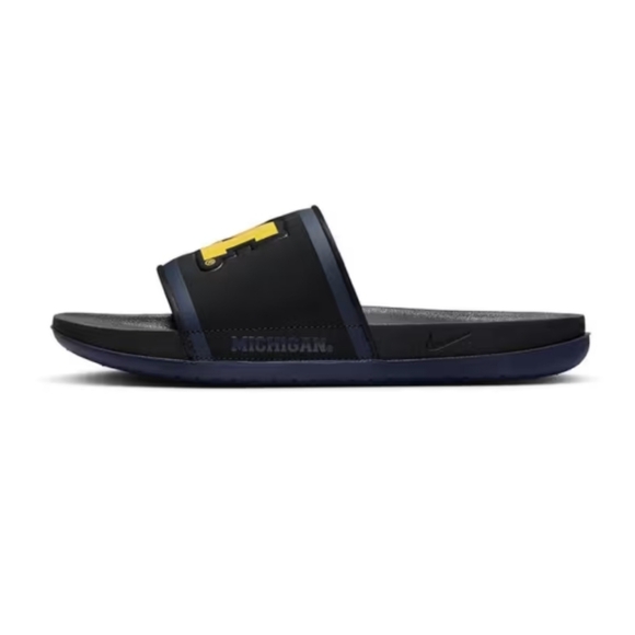 NWT Men's Michigan Wolverines Off Court Nike Slides - Picture 4 of 6